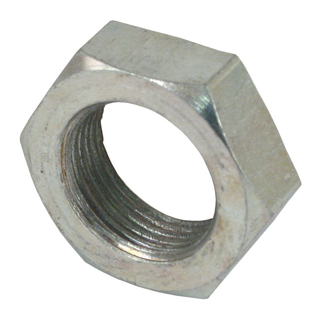 Nut large. front floorboard mount rod. Zinc
