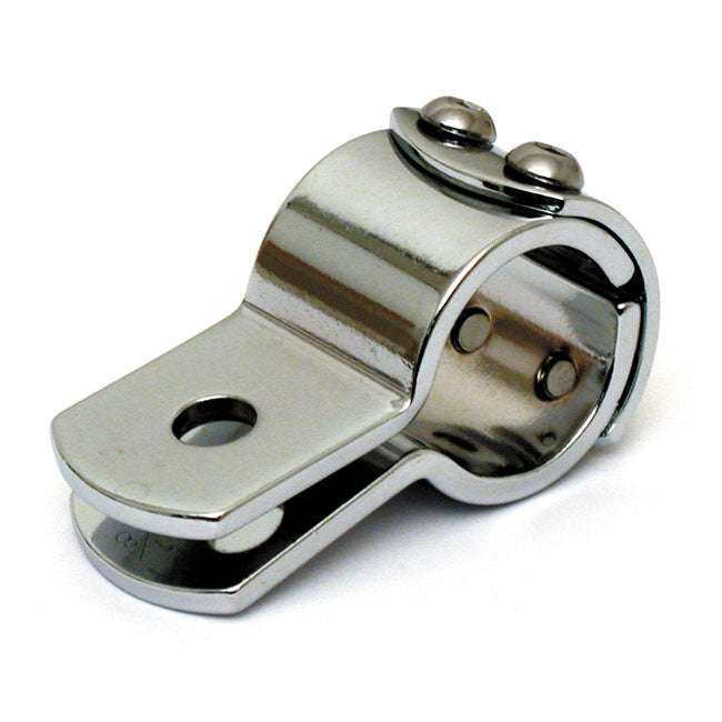 3-piece clamp 1-1/8" (28.6mm). Chrome steel