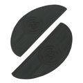 Oval shaped floorboard pads. rider. Black