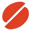 Oval repl. pads, floorboards. Red
