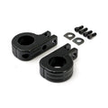 Engine guard foot peg mount kit. 1-1/2" (38mm) tubing. Black