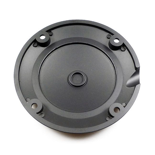 Derby cover, OEM style Domed. Matte black — 94-03 XL Sportster (NU)