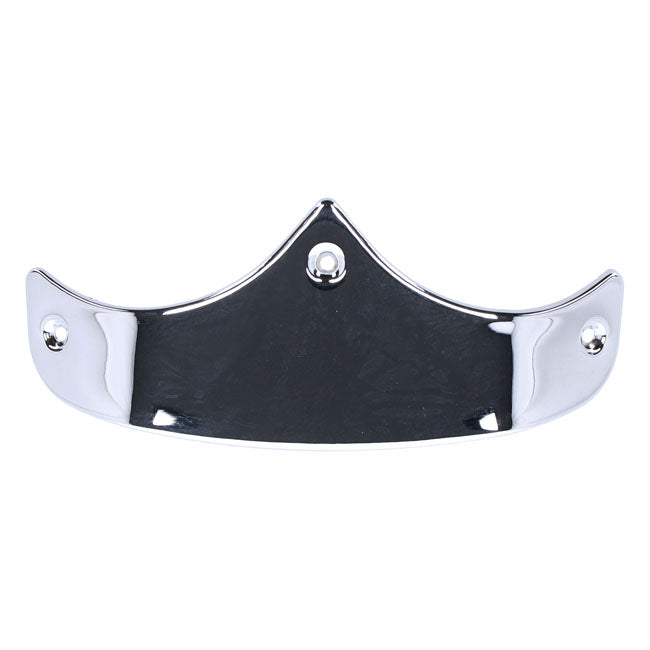 Front fender tip, smooth. Chrome — 73-84 XL Sportster; FX; FXR (NU)