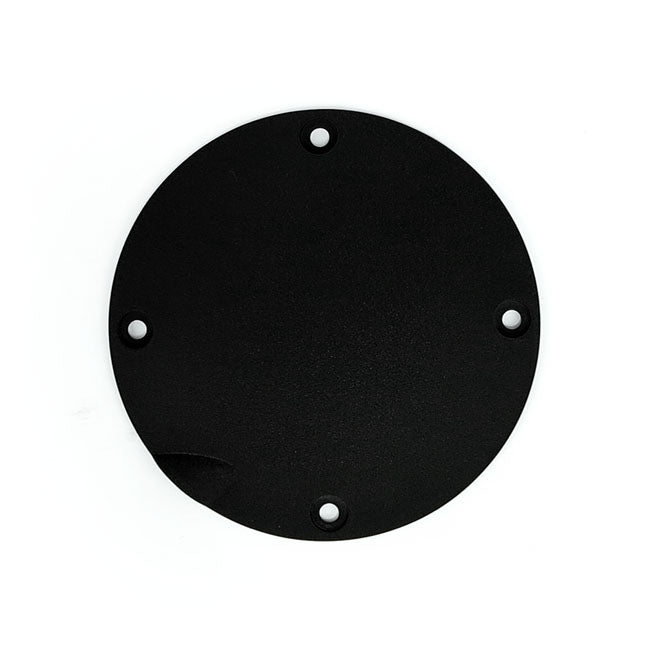 Derby cover, OEM style Domed. Black wrinkle — 94-03 XL Sportster (NU)