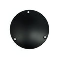 Derby cover, OEM style Domed. Matte black — 70-98 Big Twin (NU)