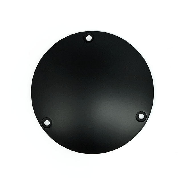 Derby cover, OEM style Domed. Matte black — 70-98 Big Twin (NU)