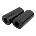 Upper fork slider covers, +2". Black