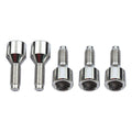 Mounting bolt, brake drum,. Chrome