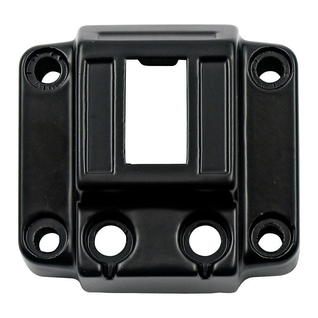 Handlebar switch housing,vertical switch hole — 73-81 XL Sportster; 72-81 FL; 73-81 FX (NU)