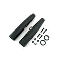 MCS, fork shrouds for 39mm forks. Black — 88-03 XL Sportster (NU)