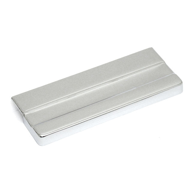 Battery top cover. Chrome — 73-86 FX (Excl. FXR; FXST); 82-96 XL Sportster (NU)