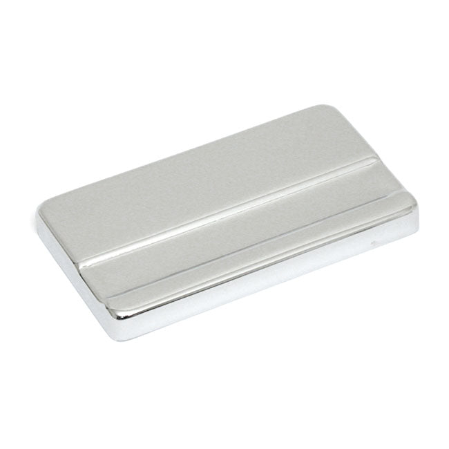 Battery top cover. Chrome — 71-78 FX; 70-78 XLCH. Kickstart models (NU)