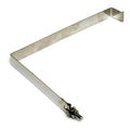 Battery hold down strap. Polished stainless — 67-78 XLH Sportster (electric start) (NU)