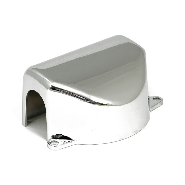 Handlebar clamp cover. Chrome — 07-17 FLSTF/B; 09-17 FLSTC (NU)