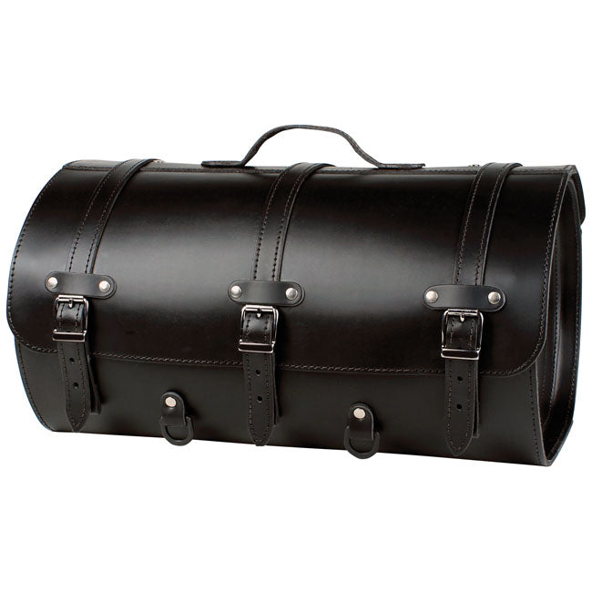 MCS, motorcycle leather suitcase. 37 liter. Black