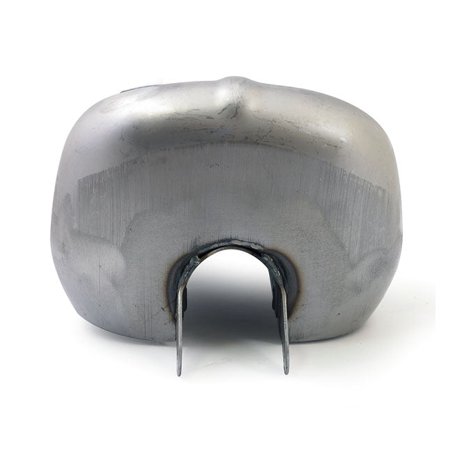 Amen style ribbed gas tank, 2.35 gallon — 07-22 XL Sportster fuel injected models (NU)