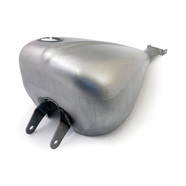 Amen style ribbed gas tank, 2.35 gallon — 04-06 XL Sportster (NU)