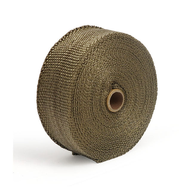 Exhaust insulating wrap. 2" wide copper