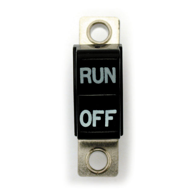 Handlebar rocker switch, run/off. Black