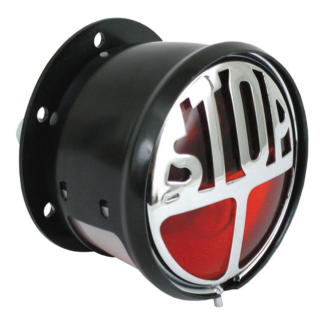 Stop taillight. Black. Red lens