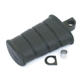 Early style flat kick pedal. Black swivel