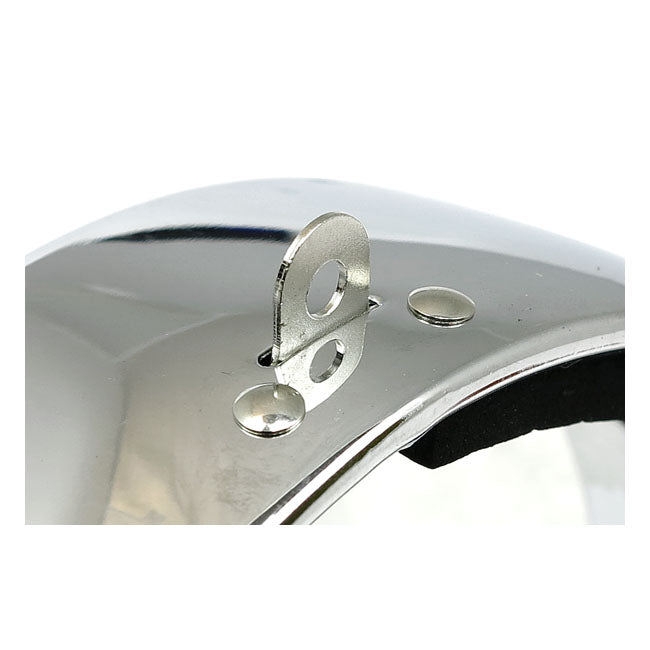 Recessed trim ring. 5-3/4" headlamp. Chrome — 97-03 FLSTS; 05-07 FLSTSC; 16-17 FXSE; 07-10 FXSTC; 00-07 FXSTD; 93-06 FXSTS; 95-97 FXSTSB; 1999 FXR; 16-17 FXDLS; 96-20 XL883C; XL1200C and XL1200V; 16-22 XL1200C/X (NU)