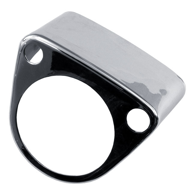 Mounting bracket, speedometer. Chrome — 1973 all FX; 1973 XLH; XLHC; Various custom applications. With single instrument (NU)