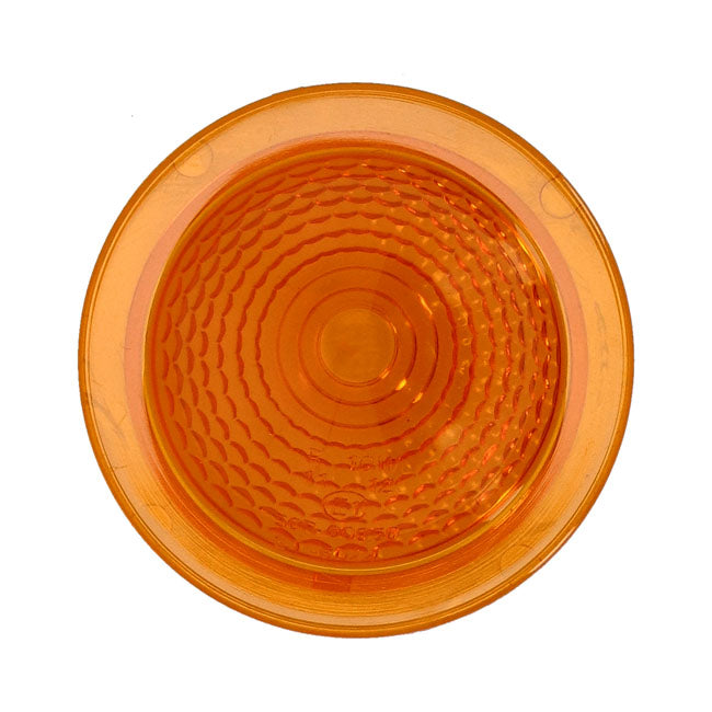 Replacement lens for pointed Bullet lamps. Amber