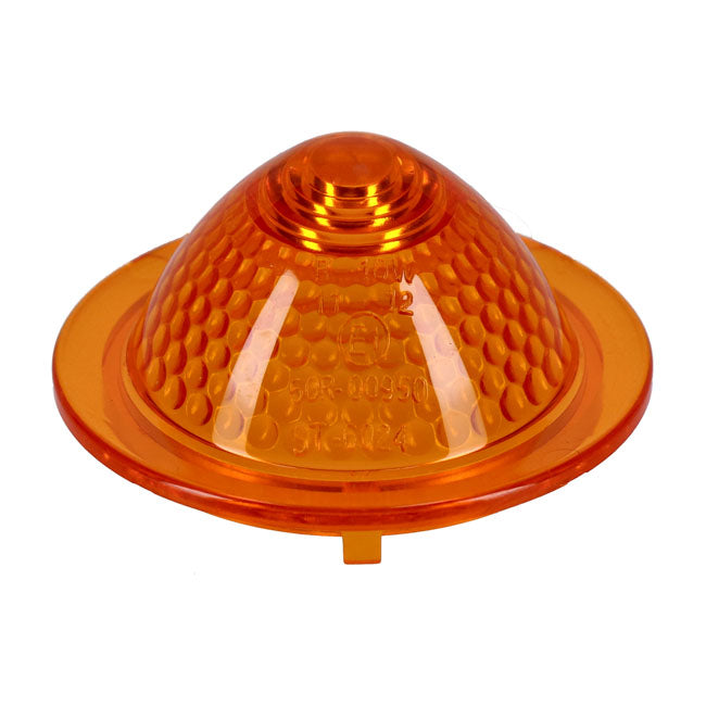 Replacement lens for pointed Bullet lamps. Amber