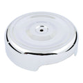Air cleaner cover, Bobber style. 8", chrome