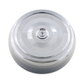 Air cleaner cover, Bobber style. 7" diameter. Chrome