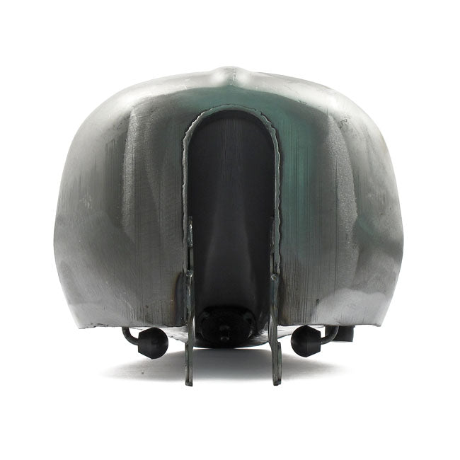 Amen style ribbed gas tank, 2.35 gallon — 84-99 Softail; 85-86 FXWG (NU)
