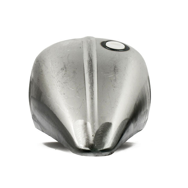 Amen style ribbed gas tank, 2.35 gallon — 84-99 Softail; 85-86 FXWG (NU)