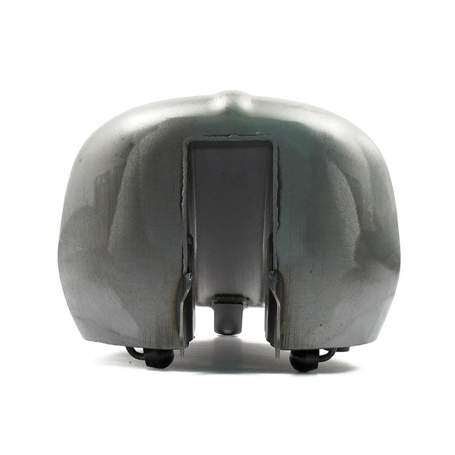 Amen style ribbed gas tank, 2.35 gallon — 00-05 Softail (NU) carburetor models