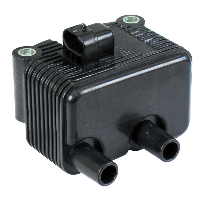Ignition coil, OEM style single fire. Carbureted — 00-06 Softail; 99-05 Dyna; 02-06 FLT/Touring; 04-06 XL Sportster (NU)