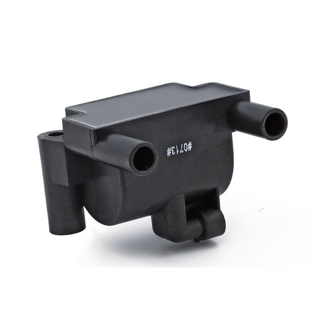 Ignition coil, OEM style single fire. Fuel injected models — 07-17 Softail (Excl. 08-11 FXCW/C; 14-17 FLS/S; 14-16 FXSB; 12-13 FXS); 12-17 Dyna; 08-16 FLT/Touring. (Single fire; fuel injected) (NU)