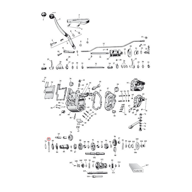 Transmission rollers +.0008" o.s.