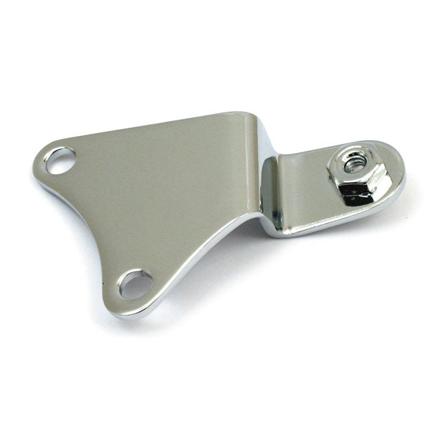 Battery carrier bracket. Chrome — 65-86 FL; FLH (NU)