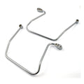 Saddlebag support kit. Chrome — 06-17 Dyna (Excl. 12-16 FLD) (NU)