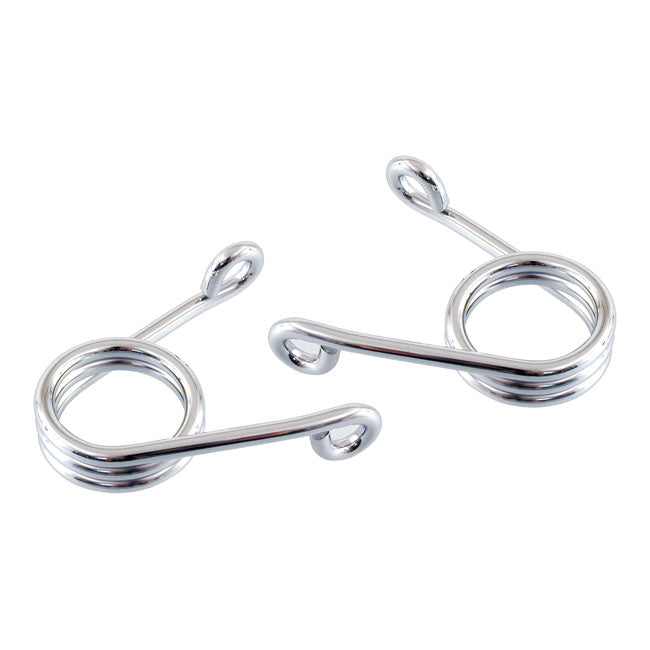 Scissor solo seat spring, chrome 3"