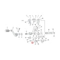 Retaining ring, detent arm transmission
