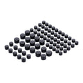 Smoothtopps, push-on cover set (75pc). Black
