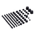 Smoothtopps, push-on cover set (81pc). Black