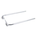 Saddlebag support bracket set. Chrome — 93-08 FLHT; FLHR; 98-03 FLTR (Excl. FLHRSI) (NU)