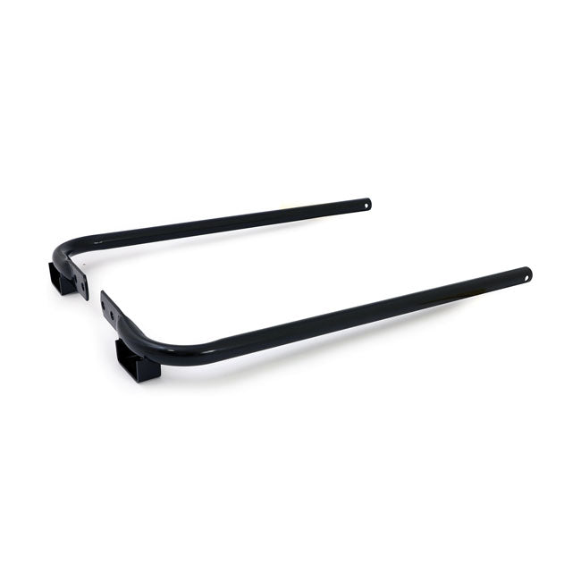 Saddlebag support bracket set. Black — 93-08 FLHT; FLHR; 98-03 FLTR (Excl. FLHRSI) (NU)