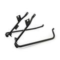 Saddlebag support bracket set. Black — 09-13 FLHX; FLTRU; FLTRX (NU)
