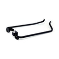 Saddlebag support bracket set. Black — 14-25 FLT/Touring