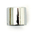 Button cap handlebar switch, long. Chrome