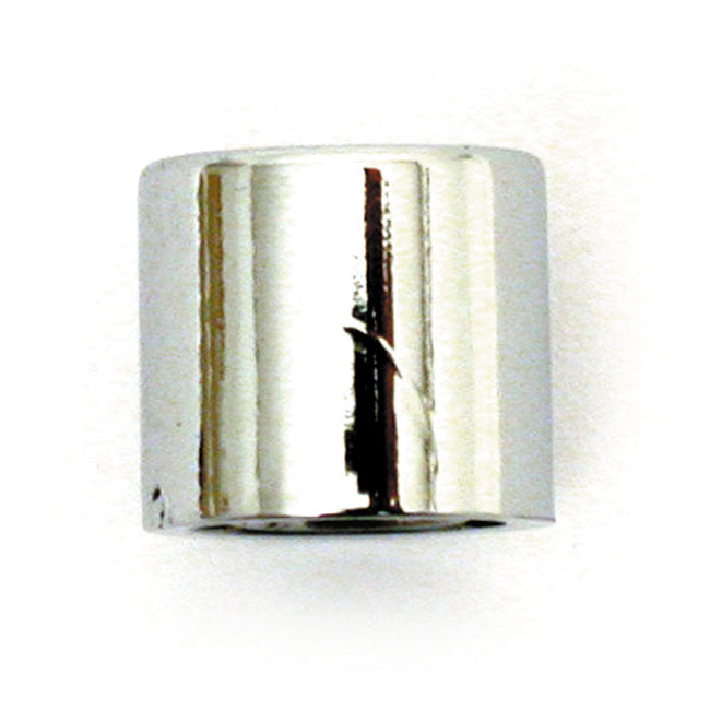 Button cap handlebar switch, long. Chrome