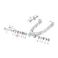 Lock nut, right swingarm bearing